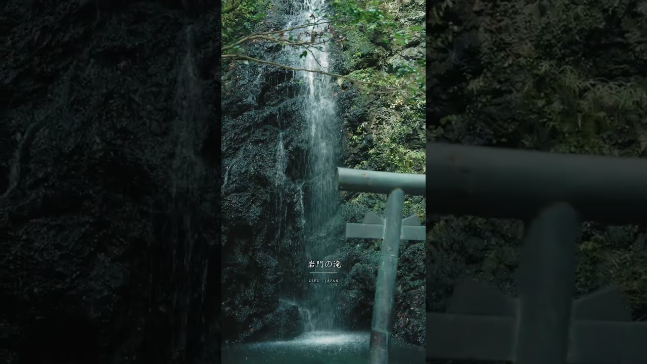 滝と鳥居のコラボが美しすぎる、、