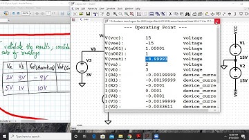 Subtractor Circuit Simulation using opamp OP-07 in LTspice