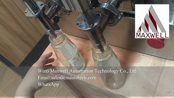 double nozzle paste filling machine