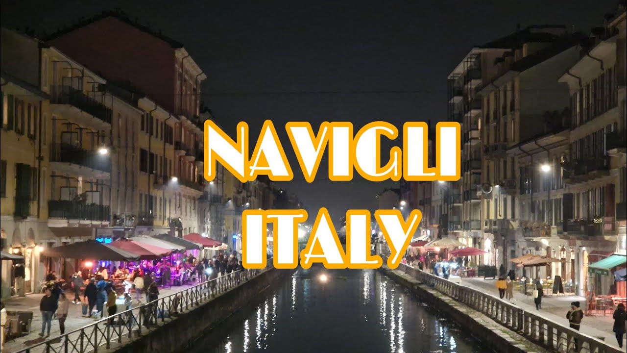 Serene Night at Navigli Milan (Walking tour)