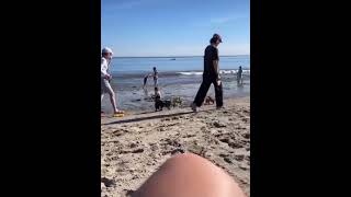 Sarah Paulson And Holland Taylor Out And A Bout Walking Their Dogs On Sunday