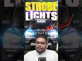 Police Strobe Lights on Private Cars?? 🚨 #cars24
