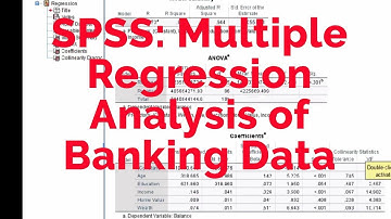 Multiple Regression Analysis in SPSS using Bank Data: Step-by-Step Tutorial