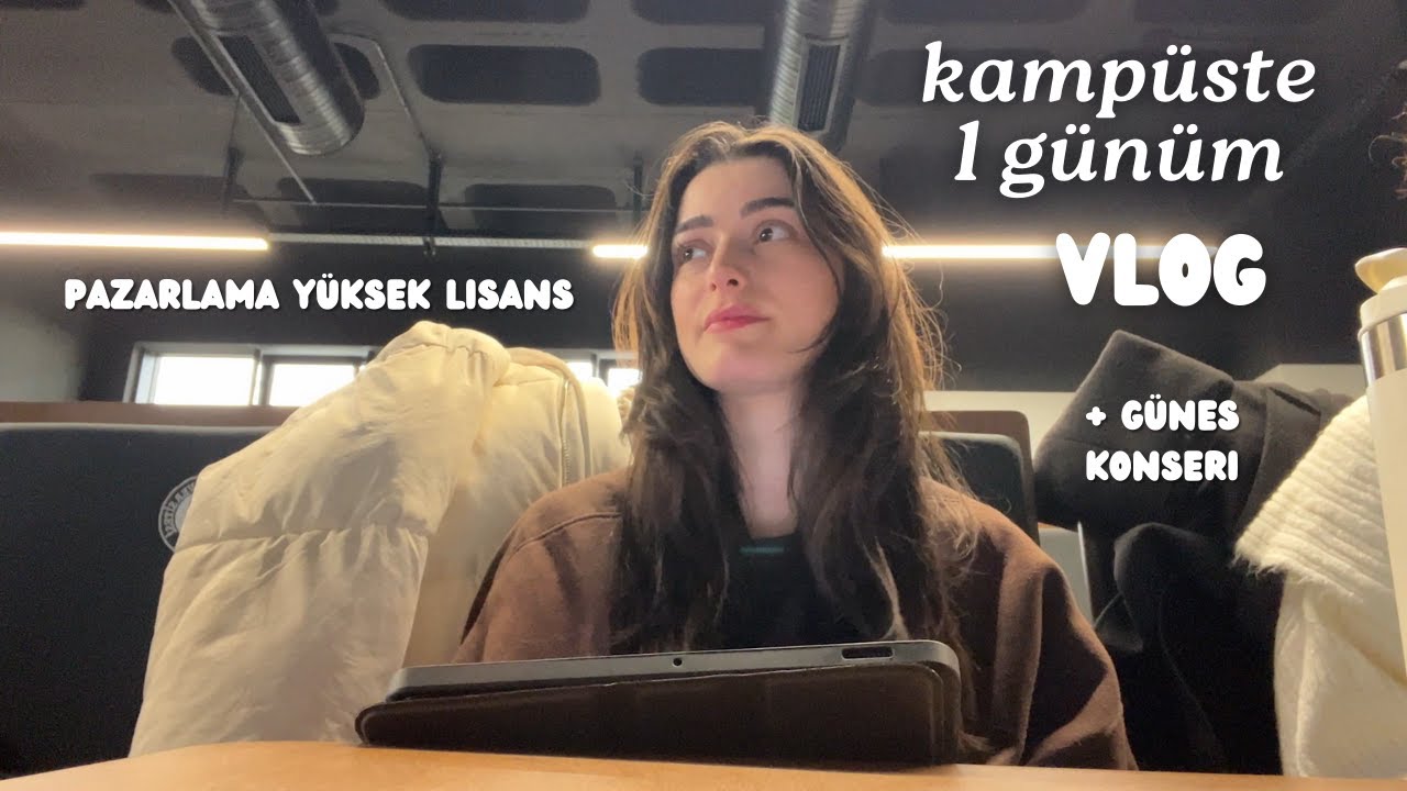 marmara üniversitesi yüksek lisans vlog | sunumumuz var | güneş konseri