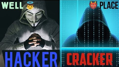 Difference between a hacker and a cracker 