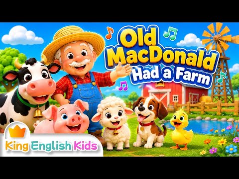 Old MacDonald Had a Farm 🐄🐷🐑 | Kids Songs & Nursery Rhymes