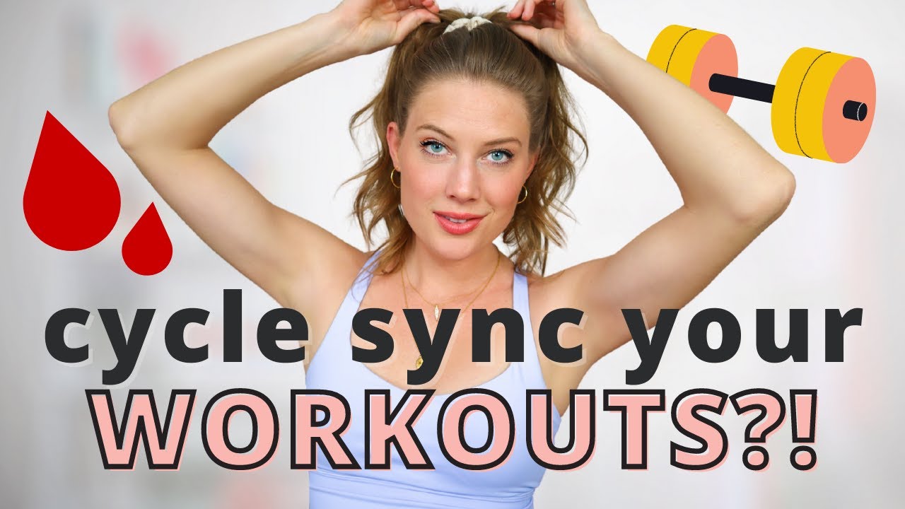 EXERCISE FOR YOUR CYCLE // how to workout with your cycle with the cycle  syncing method 