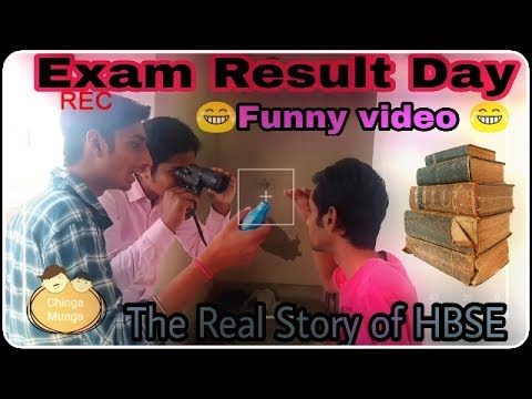 Exam Result Funny video in hindi ( the real story of hbse result) Topper vs  Failure student vines - YouTube