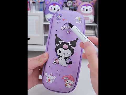 🎒 Топ продажів! Шкільний рюкзак Куромі для дівчаток 1-3 класів, ортопедичний, рожево-чорний + пенал, видео 1