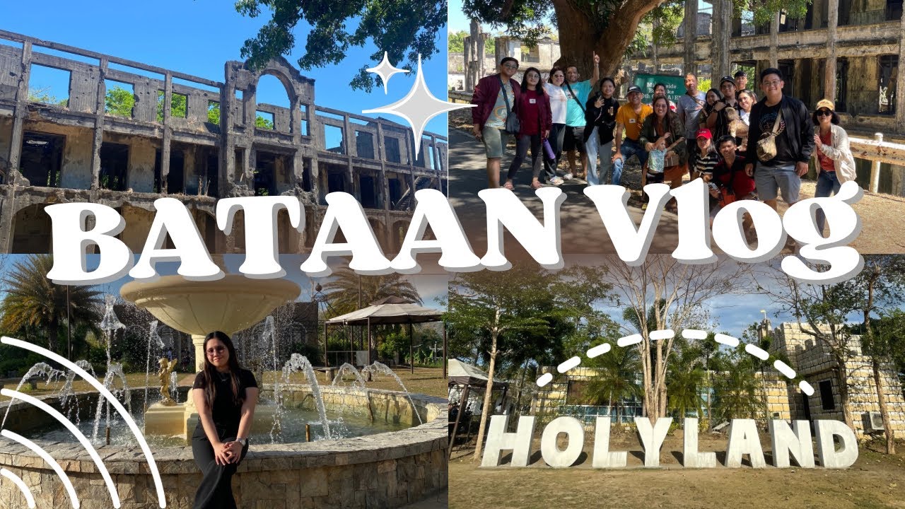 BATAAN VLOG 🗺️: weekend getaway with fam, visiting Corregidor Island & Holy Land 🍃⛵️🏛️