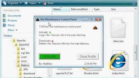Apache .htaccess - Visual Basic