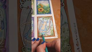 Summer Breeze ATC Illustration with Copic Marker