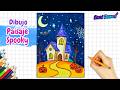 Cómo dibujar PAISAJE SPOOKY - Dibujos paso a paso fáciles ????????
