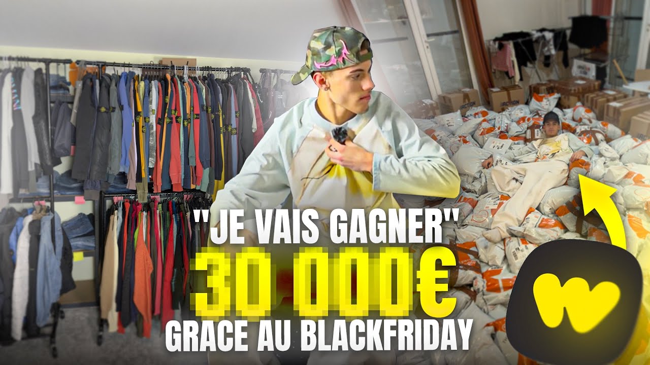 Voici comment le BLACKFRIDAY va me rendre RICHE à 17 ans (Vlog complet) 