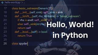 Hello World in Python