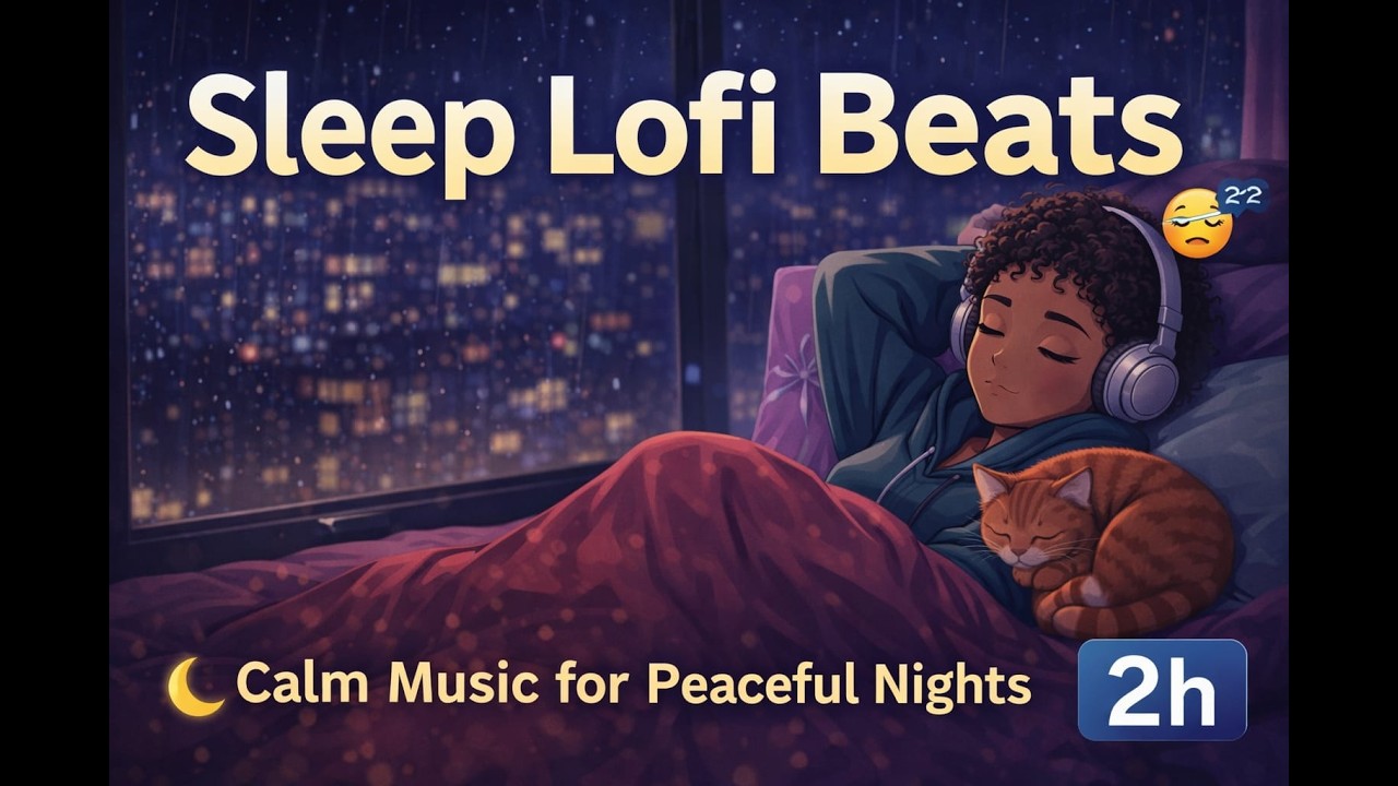 Blissful Dreams 💤 Calm Night Study & Sleep Lofi