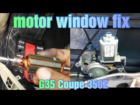 How to fix Window Motor Problem Regulator for free on Infiniti G35 Coupe Nissan 350Z