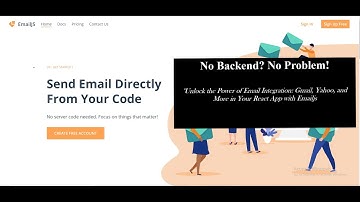 "No Backend? No Problem! Learn How to Integrate Email Services into Your React App with Emailjs"