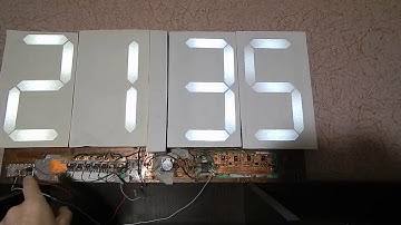 Большие часы из Arduino