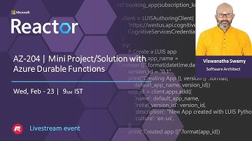 AZ-204 | Mini Project/Solution with Azure Durable Functions