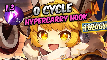 💥I wanna become Hook Main now! 0-Cycle with Hook E3 in 1.3 Memory of Chaos Stage 10 First Half