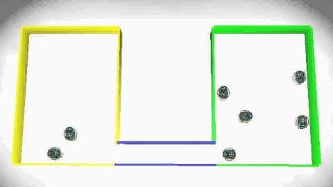 Corridor case study - Institutional Approach - 7 e-puck robots