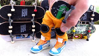 FINGER SKATEBOARD | TECH DECK Play and Display | Fingerboarding TRICKS | Finger Skateboard Ramp