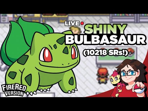 3] Shiny Bulbasaur after 10,218 SRs in FireRed #2! Including Gen 4