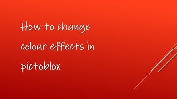 How to change color in pictoblox