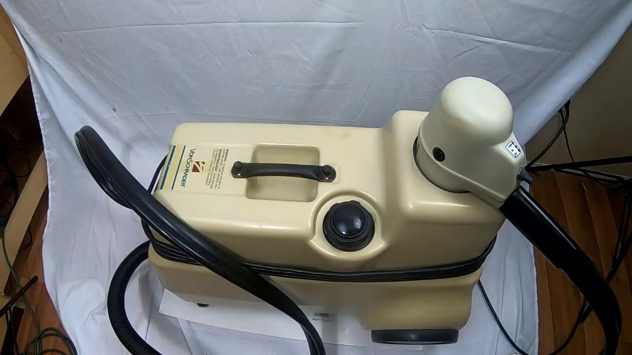Von Schrader Esprit Upholstery Cleaner for sale on ebay YouTube