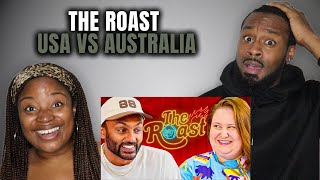 🇺🇸 vs 🇦🇺 The Roast | USA vs Australia | Yeah Mad | Roast Battle | AMERICAN COUPLE REACTS