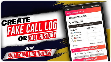 Call Log Editor Android | Edit Call Log | Create Fake Call History | IND Technology