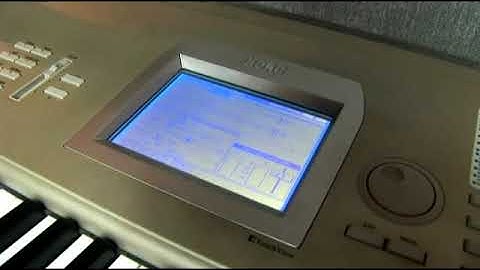 Korg Triton Studio Keyboard Sampling Mode