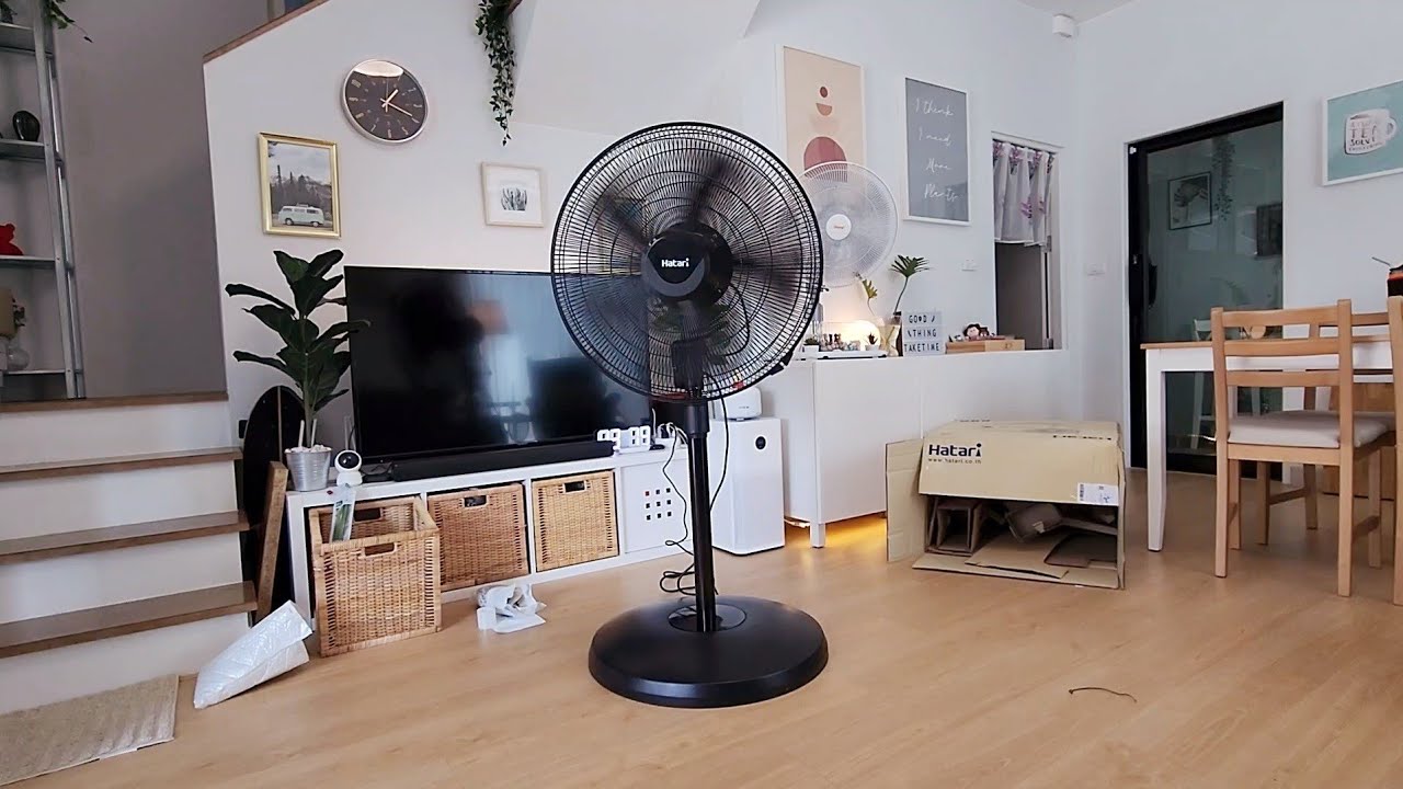 รีวิว พัดลมอุตสาหกรรม Hatati 22" เปิดหน้าบ้าน ลมแรงสะใจ
