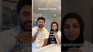 Medical Terms USA VS UK #nhs #usmle #tylenol #hospitalist #medicine