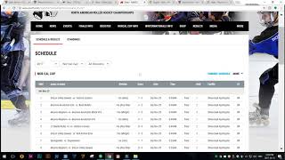 Schedule Scores Options