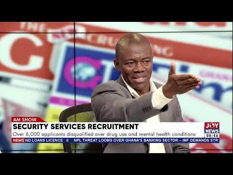 Shock in Security Recruitment: 6,000+ Applicants Disqualified Over Drugs & Mental Health