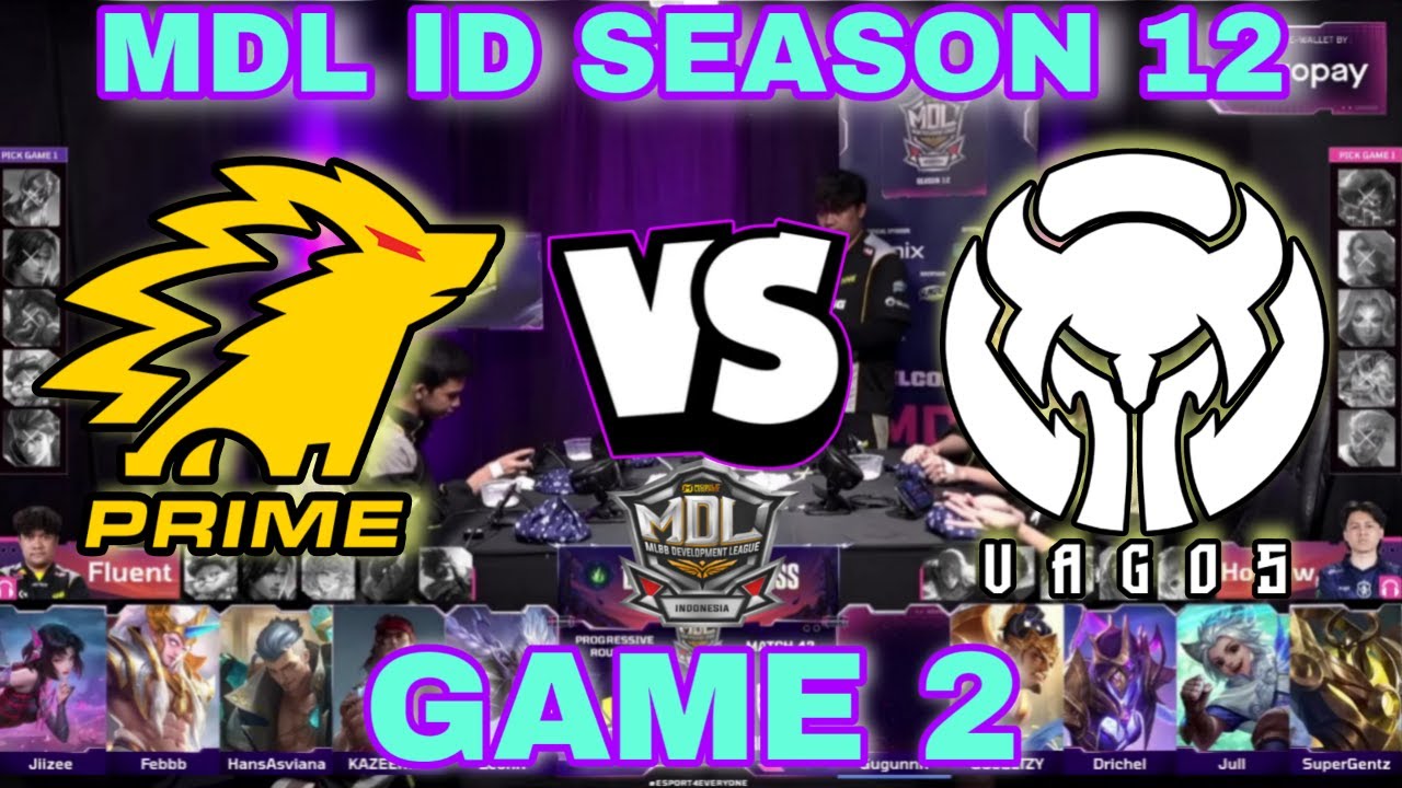 DEBUT CYCLOPS ONIC! ONIC PRIME VS TEAM VAGOS GG GAME 2 MDL ID S12