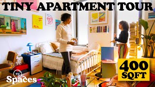 Inside a Luxury Lottery NYC Apartment (400sqft) | Tiny Spaces