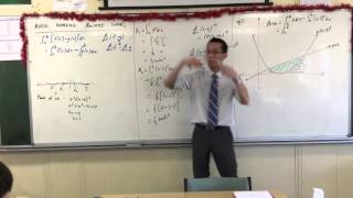 Areas Involving Multiple Curves (2 of 4: Finding a general formula to solve for area between curves) Areas Involving Multiple Curves (2 of 4: Finding a general formula to solve for area between curves)
