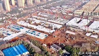Timelapse - China Rushes To Build Entire Corona Virus Hospital in 10 Days