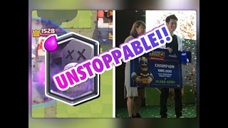 $1100 CHAMPION'S GRAVEYARD DECK? LIVE 12 WINS GRAND CHALLENGE! | Clash Royale |