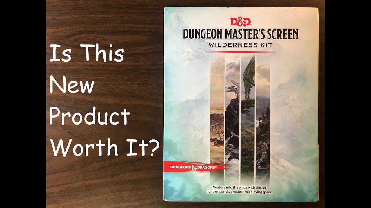 Dungeon Master Screen Wilderness Kit Review - YouTube