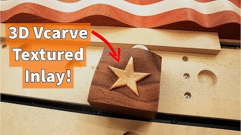 This 3D Carving Process Will Blow Your Mind! | Textured VCarve Inlays
