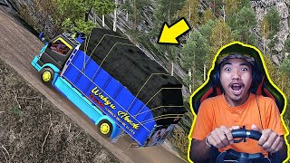 SEMUA KENDARAAN MUNDUR!! TRUK WAHYU ABADI BERUSAHA KERAS - ETS2