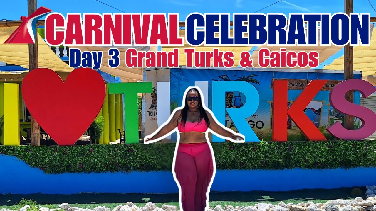Carnival Celebration Cruise Day 3 | Grand Turk, Donkeys & Obstacle Course Adventure