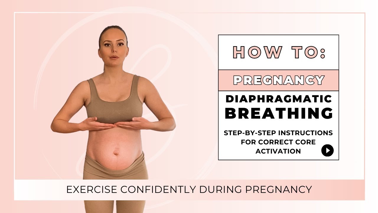 Diaphragmatic Breathing Pregnancy & Postpartum Training Baby Let's