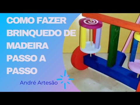 Vídeo: Como Fazer Brinquedos De Madeira