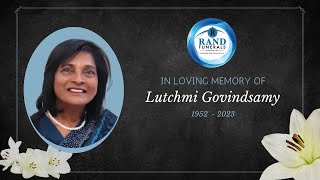 In Loving Memory - LUTCHMI GOVINDSAMY (1952 - 2023)