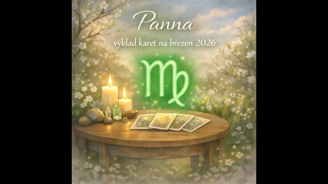 ✨ Březen 2026 – měsíční výklad karet pro znamení PANNA ♍ (práce • vztahy • energie měsíce)